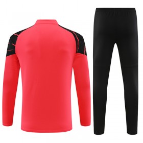Manchester City Rode Trainings Sweatshirt Kwart-Zip 2023-24